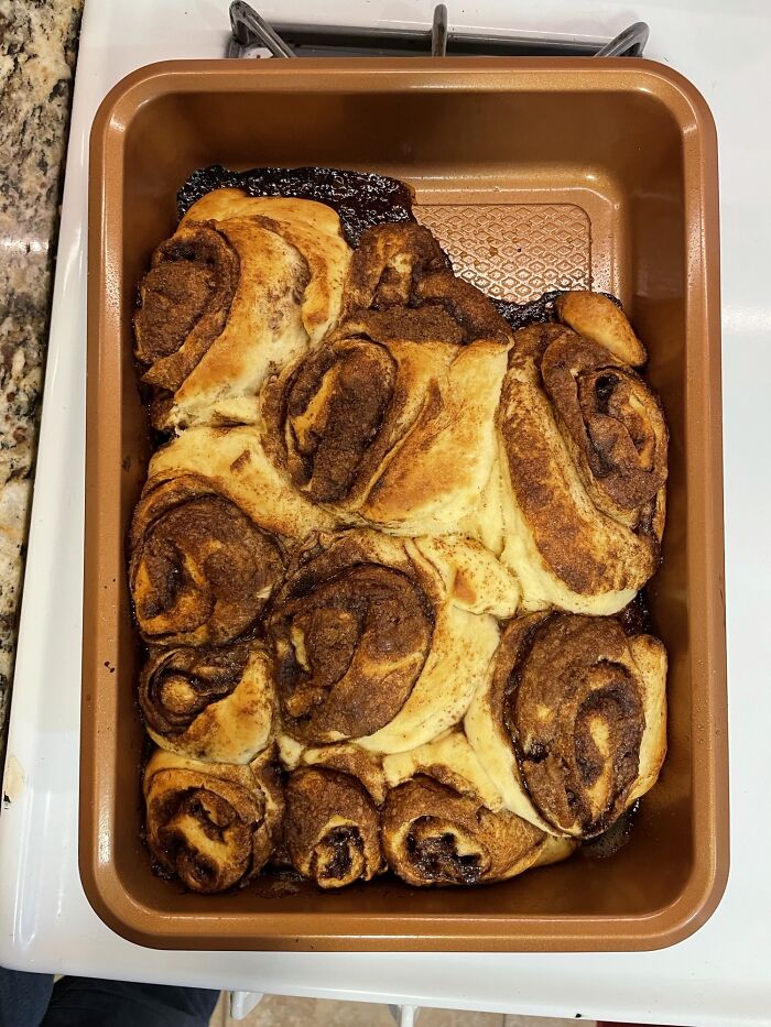 Perhaps The Ugliest Cinnamon Rolls I’ve Ever Seen. Luckily, They Tasted Amazingly Good