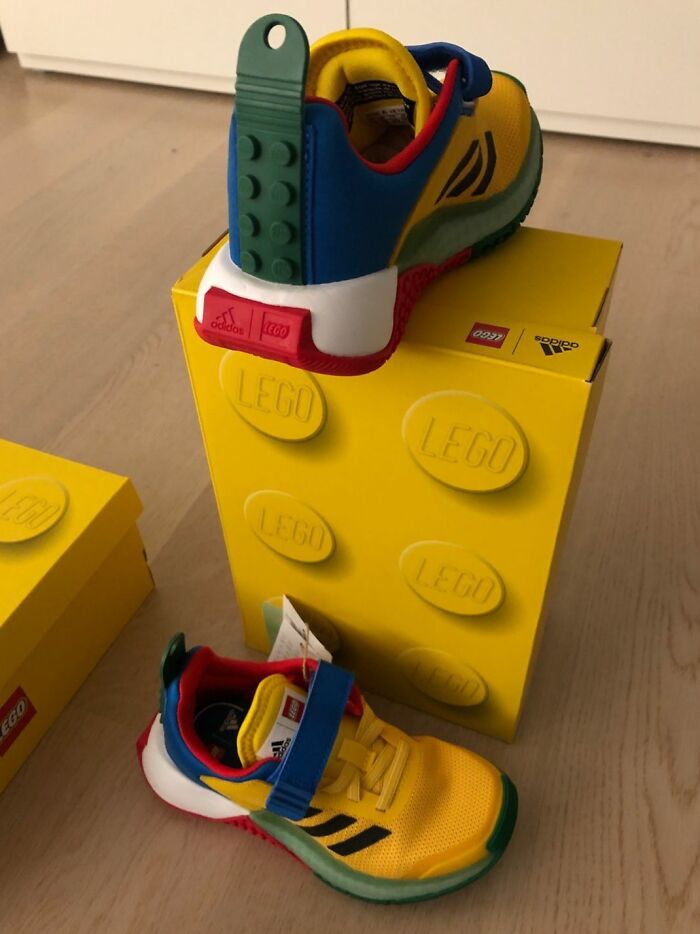 Caja de zapatos de bloques LEGO