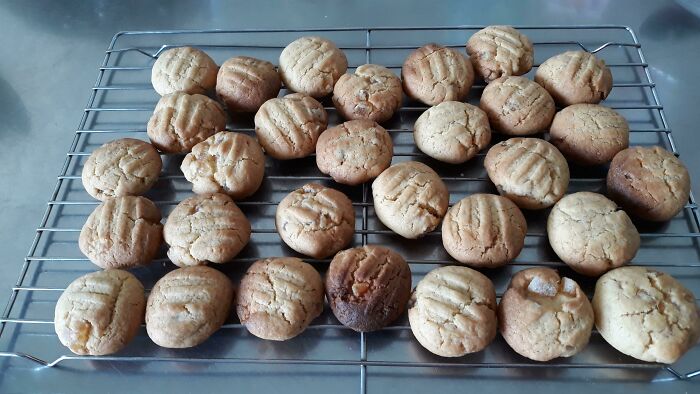 I Made Gingernuts Today. They Look And Taste Fine. But I Forgot To Put In The Ginger