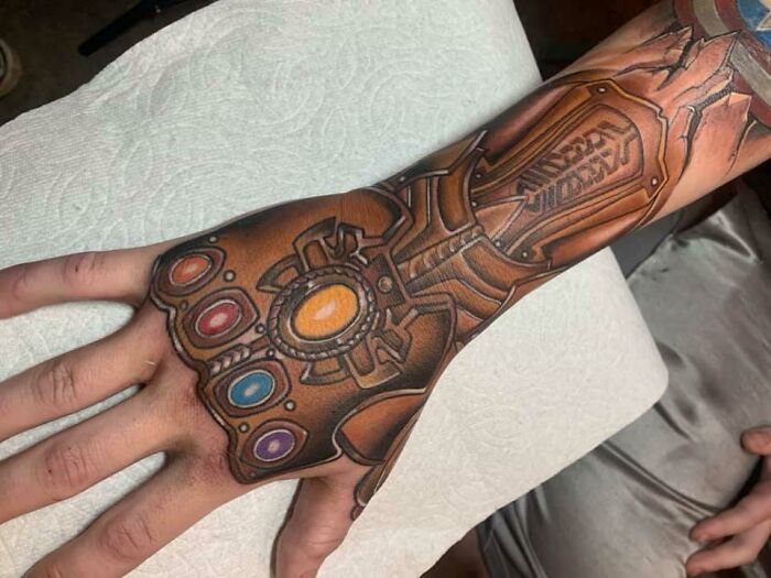 Infinity Gauntlet Tattoo!
