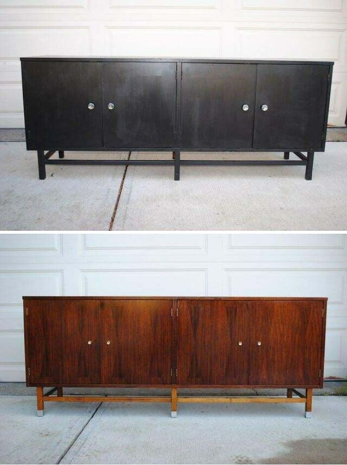 Stanley Furniture “Rosewood Bow Tie” Credenza I Restored