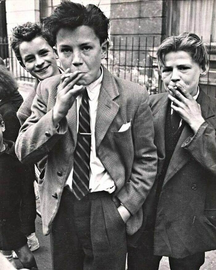 1956: Young "Teddy Boys" Somewhere In England