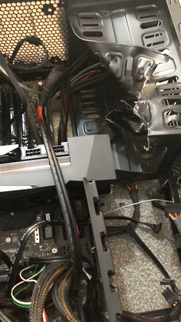 My 3070 Ti Wouldn’t Fit, So I Made Some Room. This Is Fine?