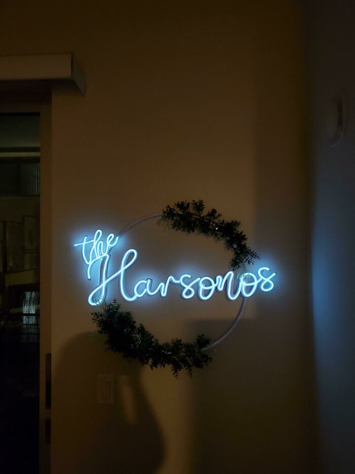 I Made My Own "Neon" Sign!