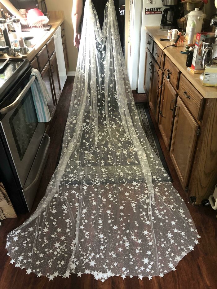 My Fiancé And I Made This Cape Together! Please Excuse The Dirty Ass Kitchen