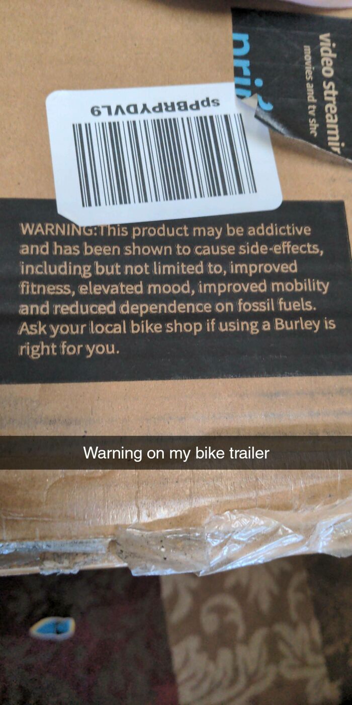 Found On My Bike Trailer Box