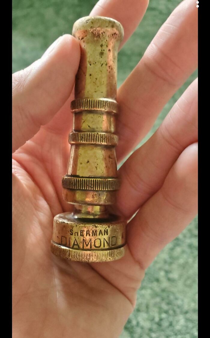 100+ Year Old Hose Nozzle From My Great Great Grandfather. I Change The Gaskets Every 5-10 Years And It Still Works Perfectly