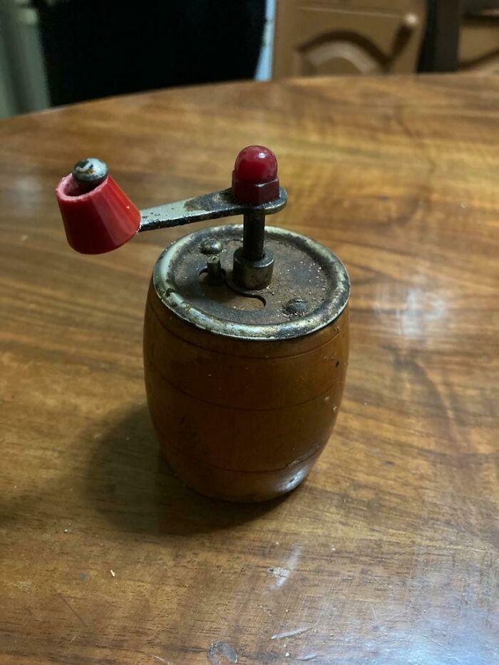 My Grandma's Pepper Grinder. It's 70 Years Old And Works Flawlessly