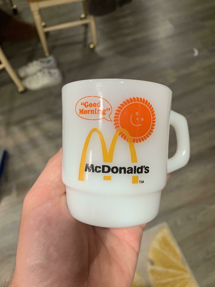 Anchor Hocking Fire King Mcdonalds Mug From The 70s