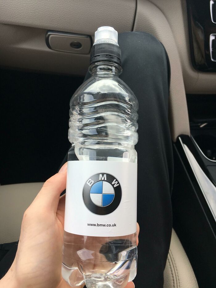 My Dad Got This BMW Water With His New Car