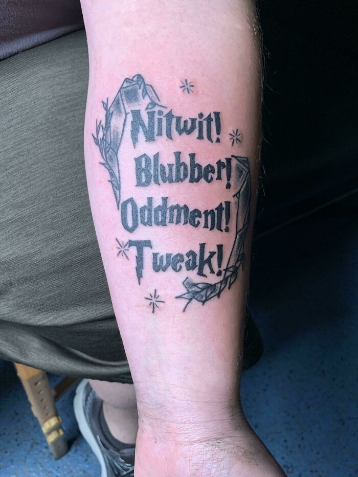 First Tattoo! Some Wise Words For Our First Year Students