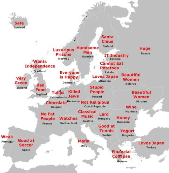 Japanese Stereotypes Of Europe