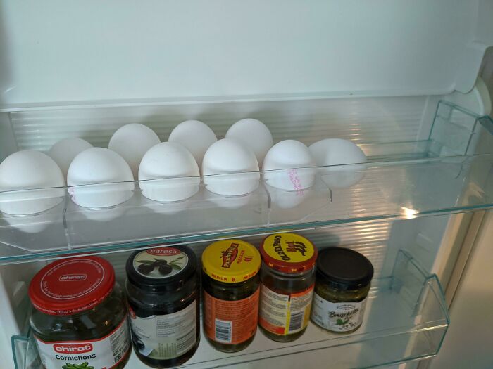 My Fridge Has An Egg Case For Only 9 Eggs