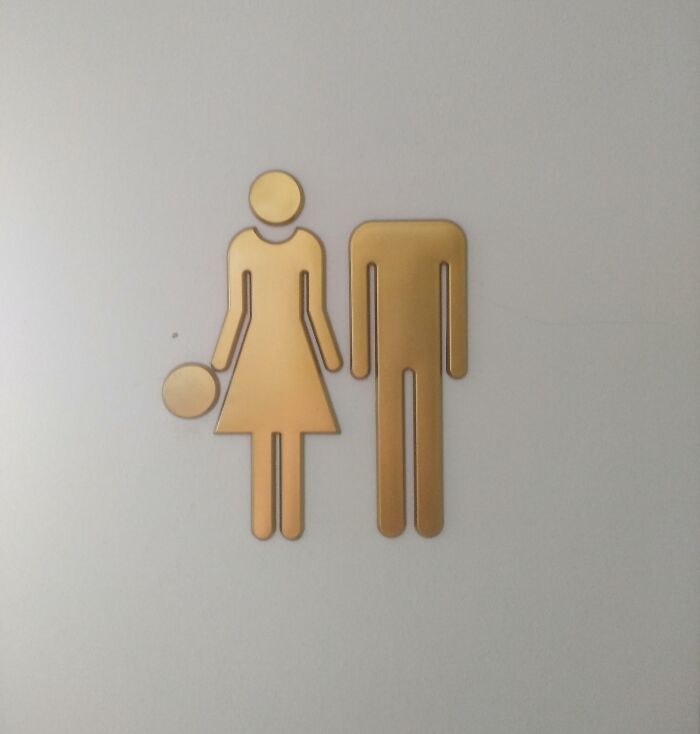 Restroom Sign At A Croatian Restaurant