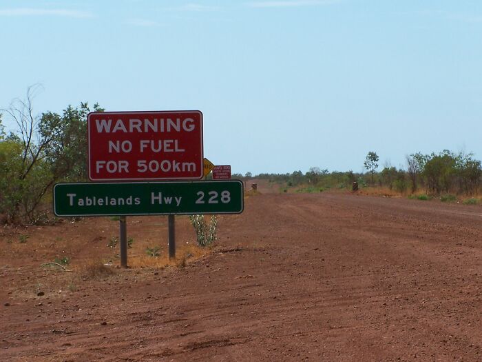 You Know When You’re In The Australian Outback When You See A Sign Like This