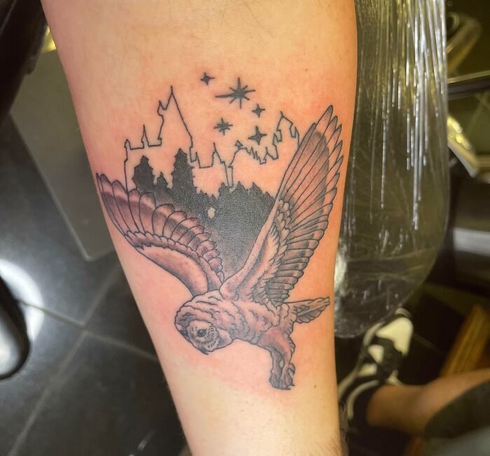 Started My Nerd Sleeve With A Harry Potter Tattoo
