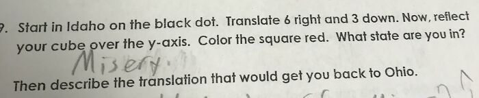 I’ve Been Waiting For Years To Make This Joke, Got Opportunity On A Math Assignment