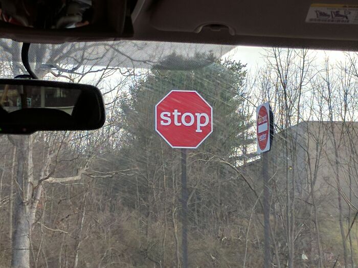 This Lowercase Stop Sign