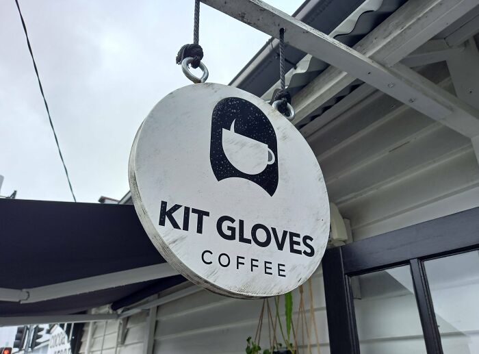 Coffee Shop Sign Representing The Owner