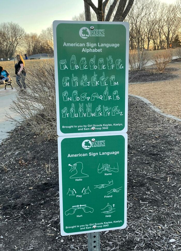 This Sign At My Park Teaching ASL Signs For The Playground
