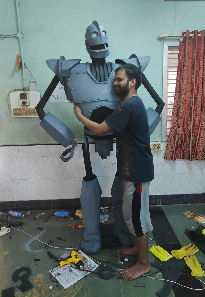 I Love Iron Giant And Making Him Had Been A Lifelong Dream. I Finally Got To Do It!