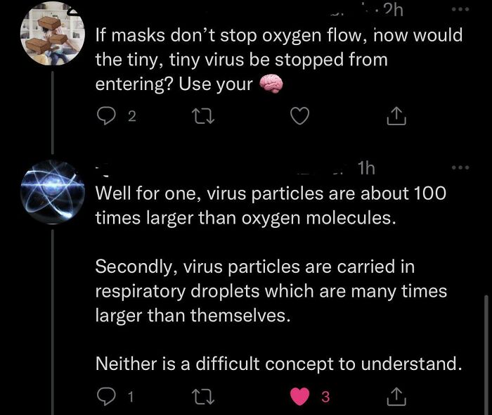 I Guess Viruses Are Smaller Than O2 Molecules. It’s Been Nearly 3 Years And They Still Believe This Dumb Nonsense