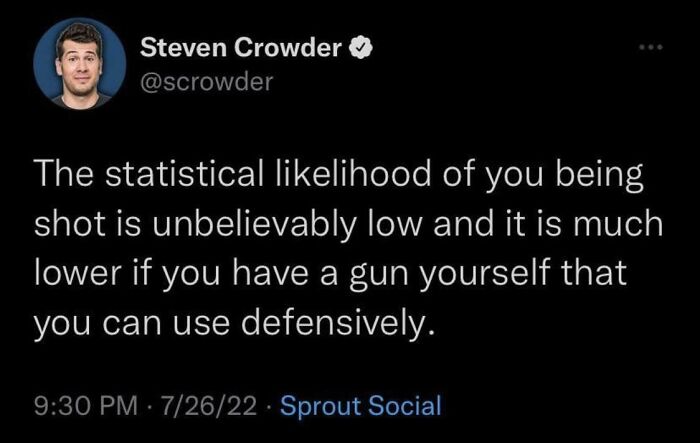 You’re Actually 4.5x More Likely To Be Shot And 4.2x More Likely To Be Killed While Carrying A Firearm