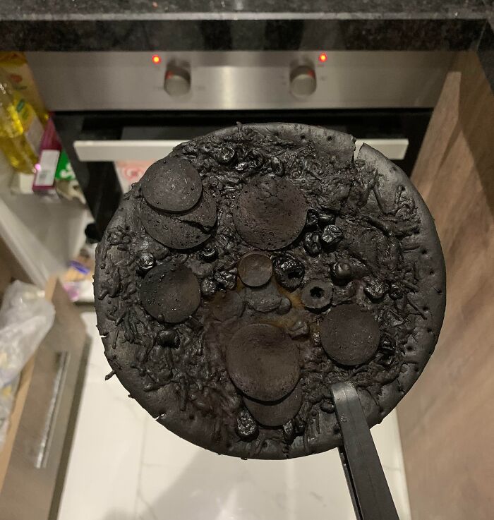 I Forgot This Pizza In The Oven About A Year Ago