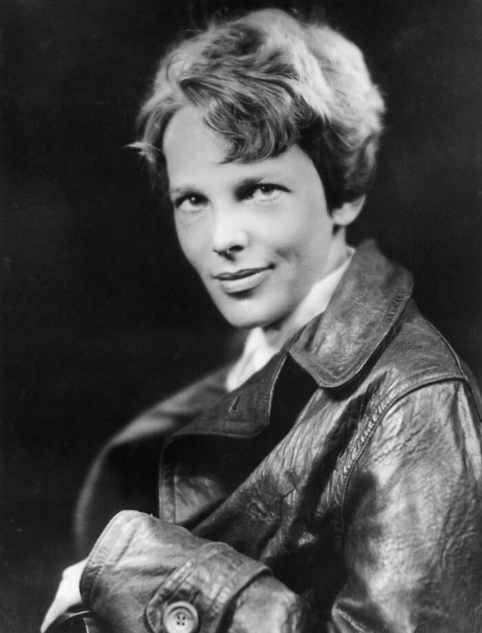 [december 28, 1920] Amelia Earhart Flies For The First Time, Sparking Her Lifelong Interest In Aviation. She Disappeared At Sea Just 16 Years Later