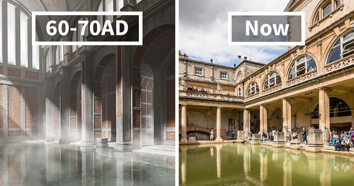 Designers Show What 7 Of Humanity’s Greatest Ancient Public Bathrooms Once Looked Like