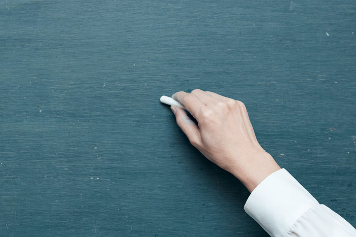 Writing on the board