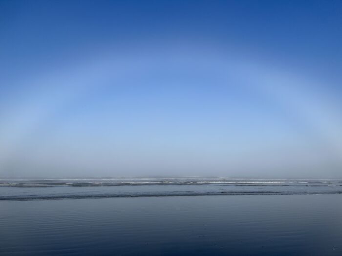 Rainbow Of Fog Ocean Shores, Wa