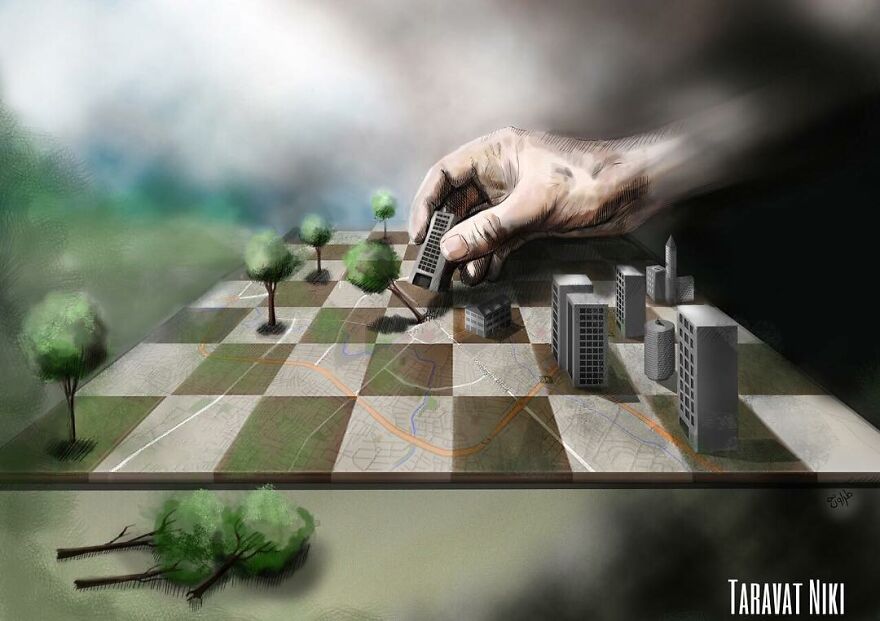 Iranian Artist Criticizes Modern Society With Thought-Provoking Illustrations (53 Pics)