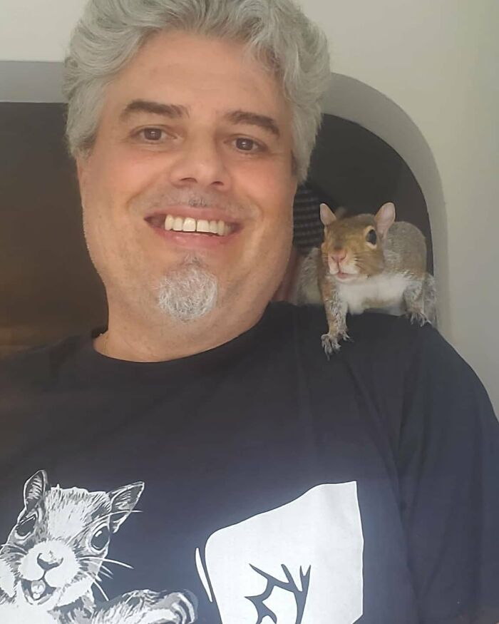 Baby Squirrel Chose This Man Instead Of Wilderness After Being Rejected By Her Mother, And The Internet Is Here For It Baby Squirrel Chose This Man Instead Of Wilderness After Being Rejected By Her Mother, And The Internet Is Here For It