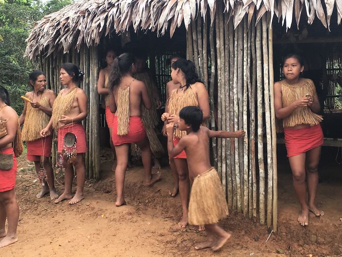 Women And Children In The Peruvian Amazon