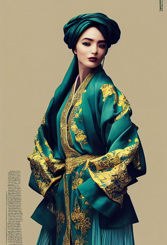 Kimono With Arabic Influence 2