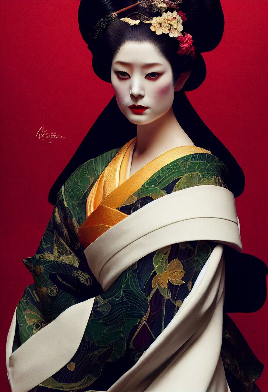 Art Nouveau Geisha- 7 New Pictures You Must See!