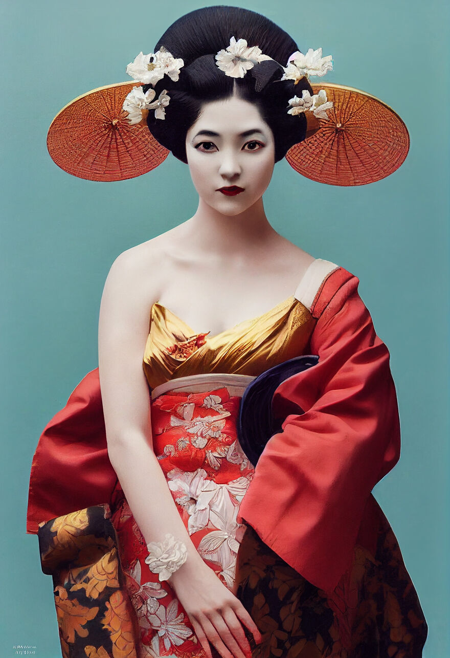 Art Nouveau Geisha- 7 New Pictures You Must See!