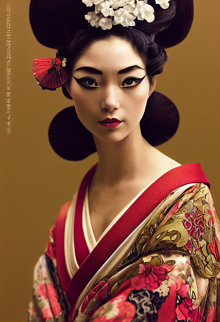 Art Nouveau Geisha- 7 New Pictures You Must See!