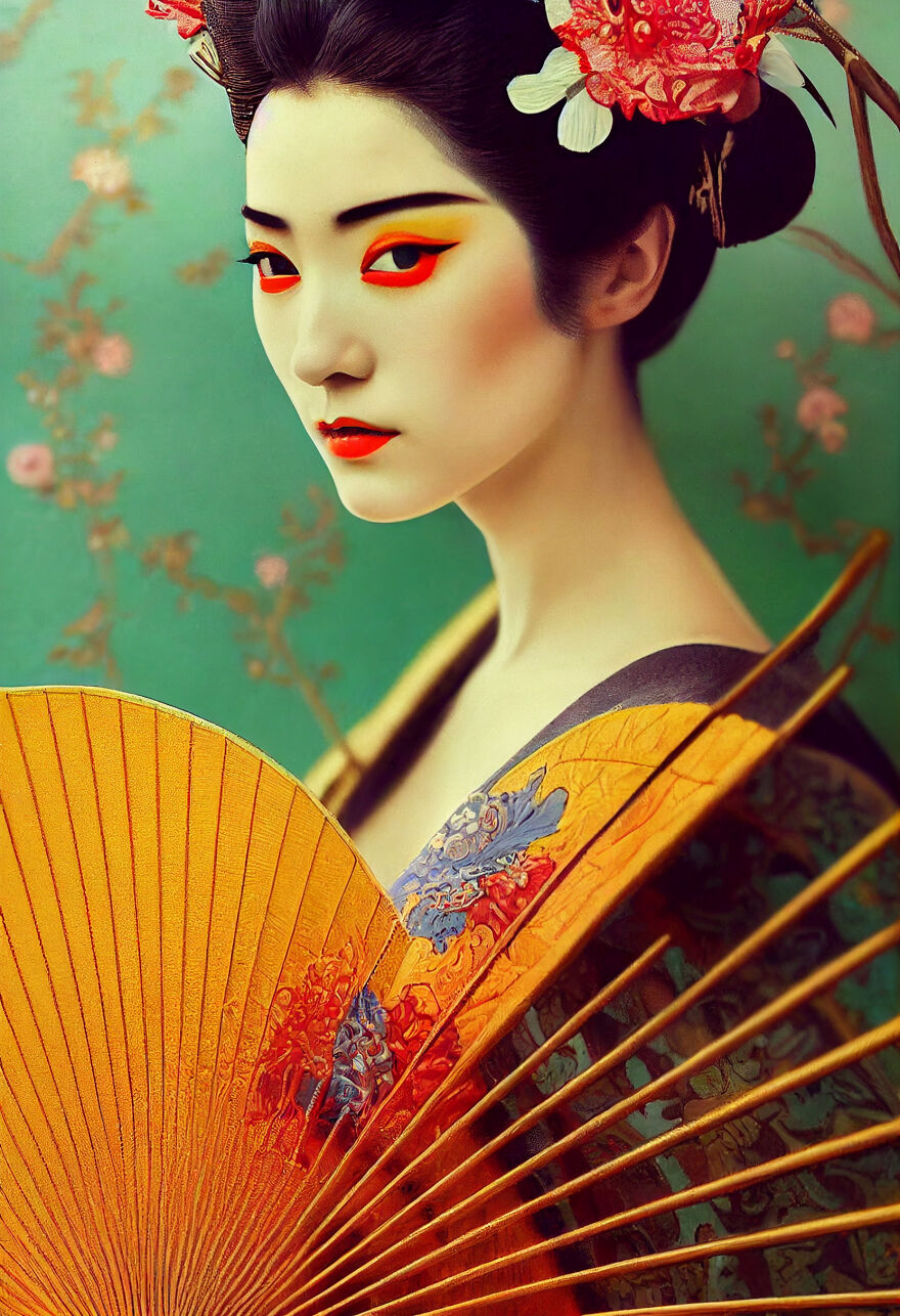 Art Nouveau Geisha- 7 New Pictures You Must See!