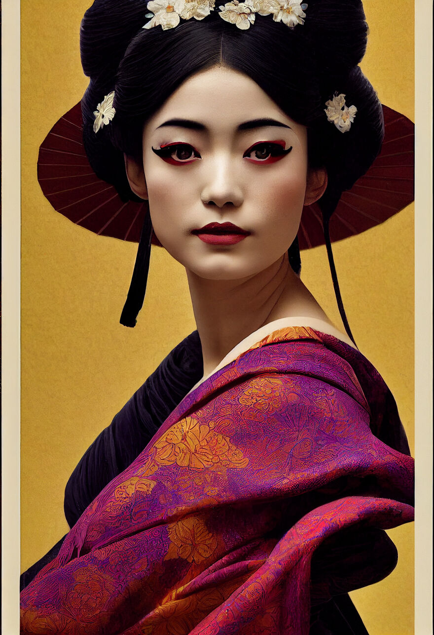 Art Nouveau Geisha- 7 New Pictures You Must See!