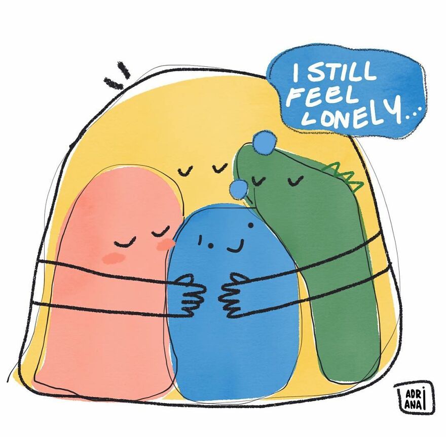 Artist Creates Illustrations That Show The Irony Of Modern Relationships