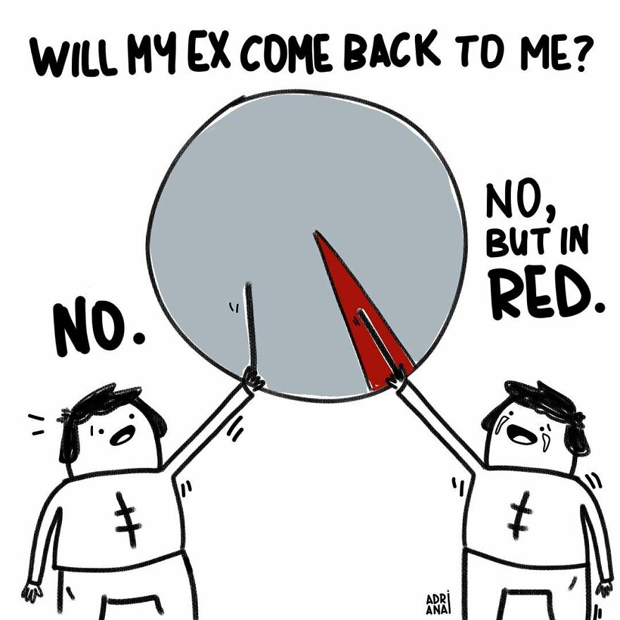 Artist Creates Illustrations That Show The Irony Of Modern Relationships