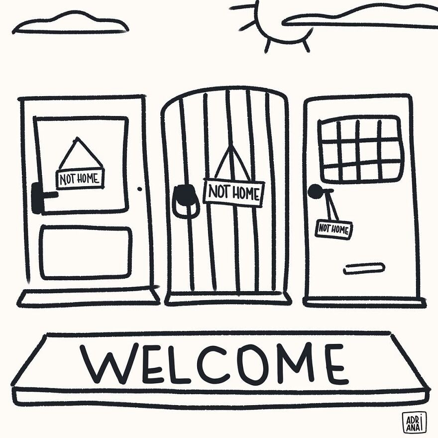 Artist Creates Illustrations That Show The Irony Of Modern Relationships