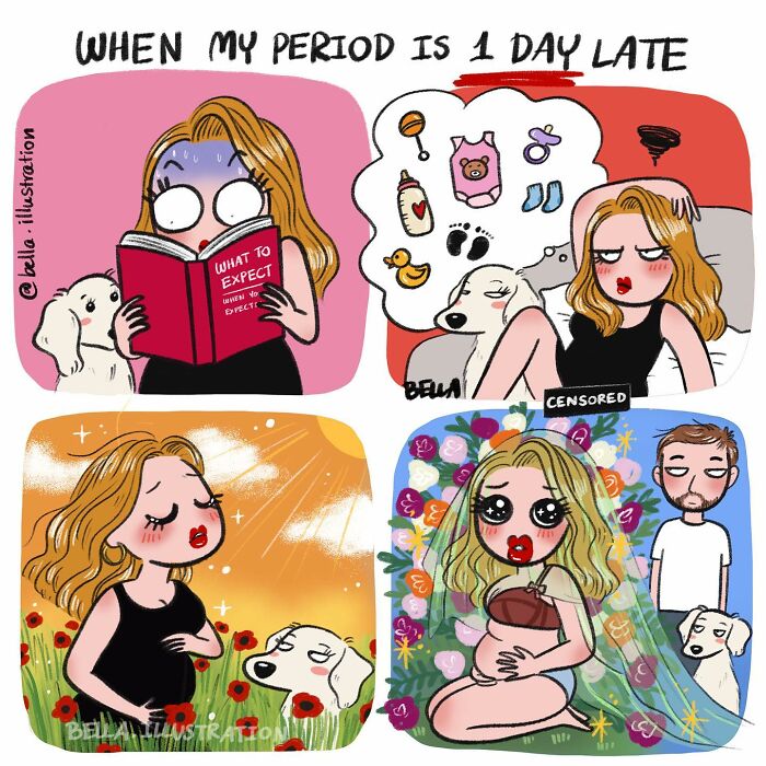 Artist Creates Realistic Comics About The Difficulties Every Girl Deals With (New Pics)