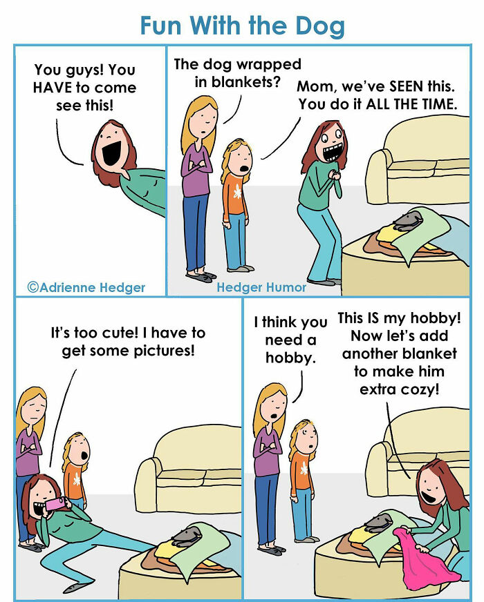 Artist Makes Comics That Prove That Every Family Has A Little Crazy (New Pics)