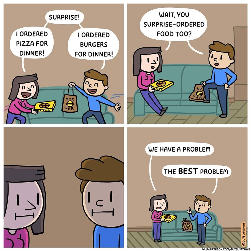 Artist Makes Hilarious Couples Comics
guaranteed A Beautiful Smile On Your Face