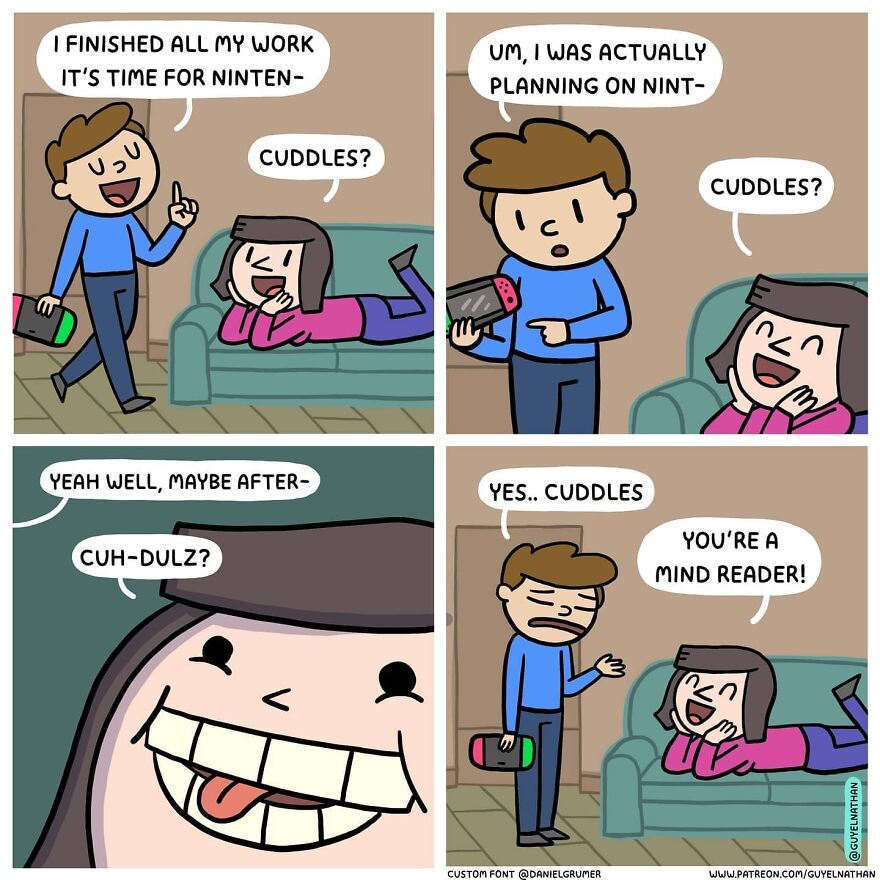 Artist Makes Hilarious Couples Comics
guaranteed A Beautiful Smile On Your Face
