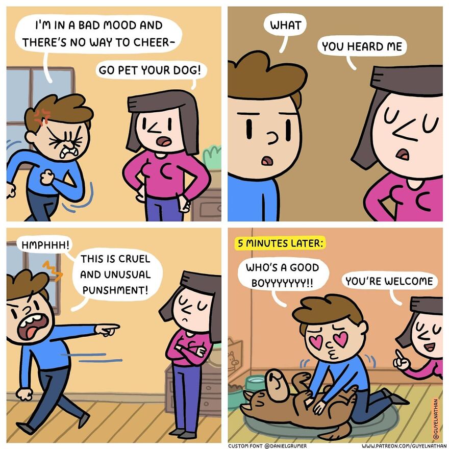 Artist Makes Hilarious Couples Comics
guaranteed A Beautiful Smile On Your Face