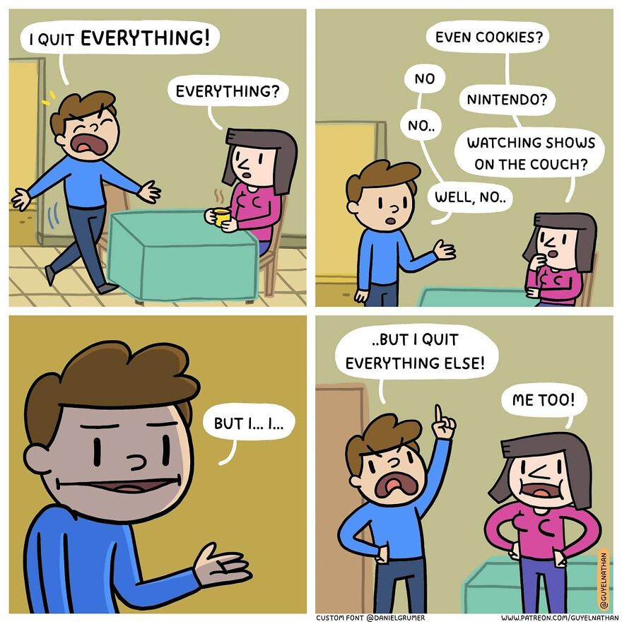 Artist Makes Hilarious Couples Comics
guaranteed A Beautiful Smile On Your Face
